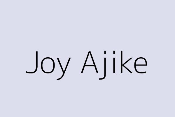 Joy Ajike